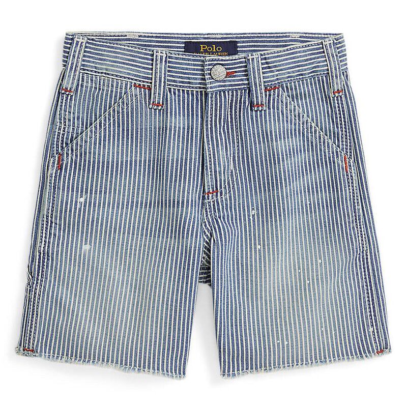 Polo Ralph Lauren Indigo Striped Denim Carpenter Short 2-7 image number 0